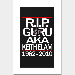 RIP Guru | White Posters and Art